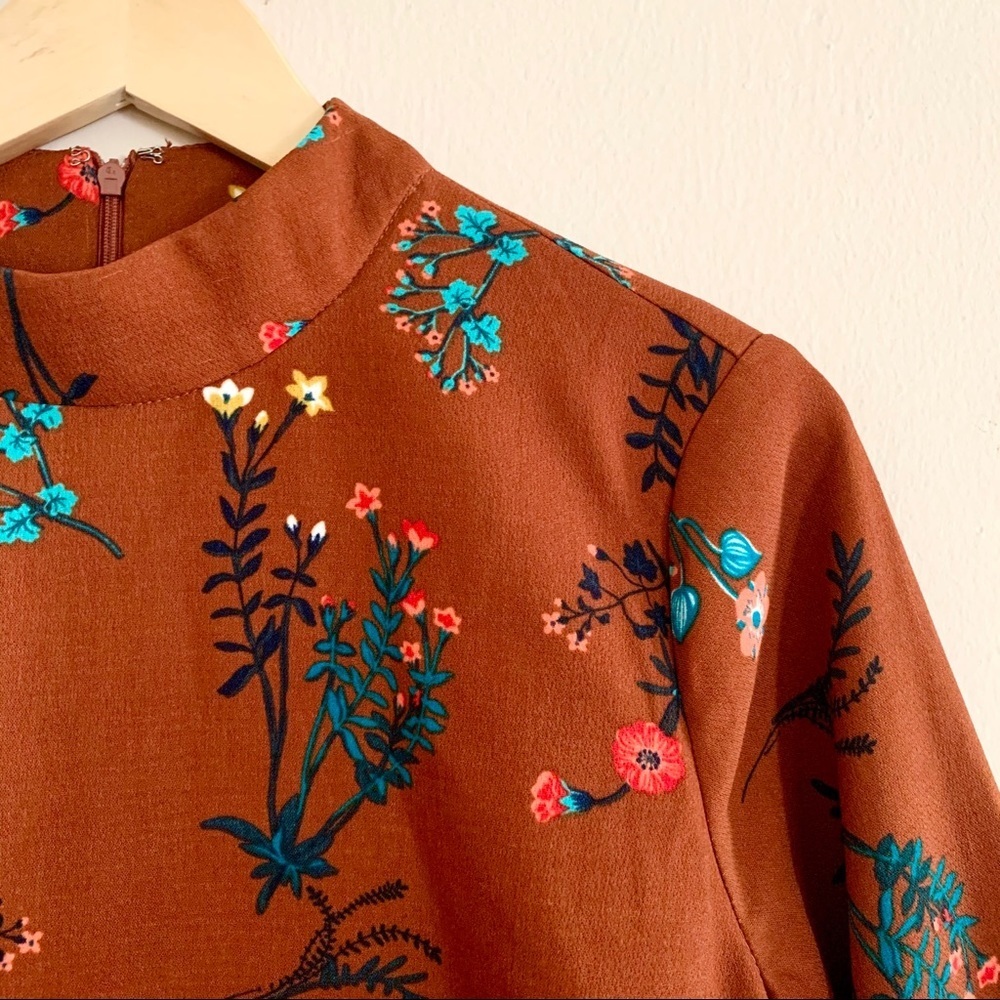 WAYF Floral Longsleeves Dress - Picture 4 of 6